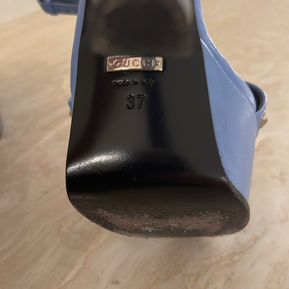 Gucci Studded Platform Sandals Size 37. - Picture 8 of 12
